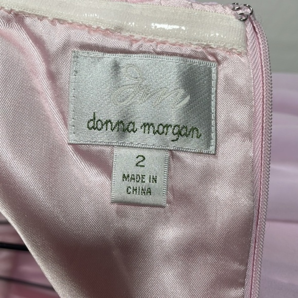 Donna Morgan | Pink One Shoulder Formal Dress - Picture 4 of 5